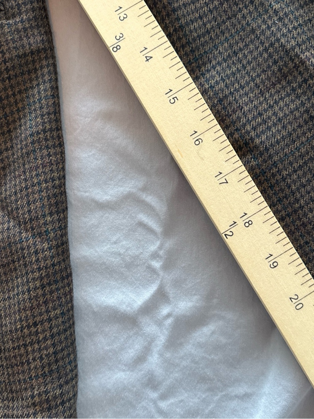 Ralph Lauren Men's Tan/Brown Houndstooth Sport Coat - Picture 7 of 11